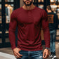 🔥Mega-Black-Friday-Sale🔥Slim-Fit Henley Langarmshirt für Herren