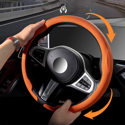 Ultradünne Lenkradhülle Universal – Rutschfest & Luxuriös für Jedes Auto