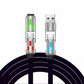 🎃 50% Halloween Rabatt! Universelles 4-in-1 RGB Schnellladekabel – Langlebig & Vielseitig – Perfekt für alle Geräte – Schnelles Laden – Leuchtend – Elektronik Zubehör