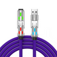 🎃 50% Halloween Rabatt! Universelles 4-in-1 RGB Schnellladekabel – Langlebig & Vielseitig – Perfekt für alle Geräte – Schnelles Laden – Leuchtend – Elektronik Zubehör