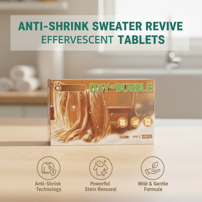 ⚗️ Anti-Schrumpf Pullover-Tabletten – Schützt die Form, Macht Weich & Farbschonend 🧺