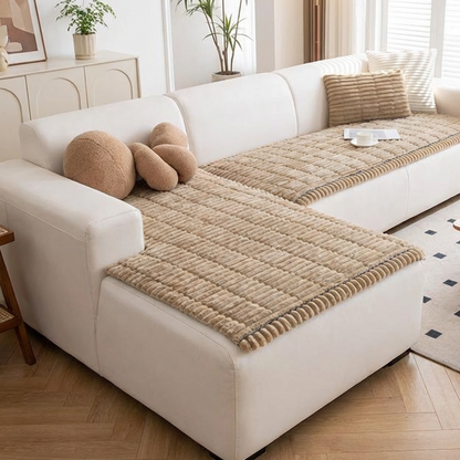 🎃Halloween-Angebot 50 % RABATT!🐾Gesteppter Cord-Sofaschoner – Rutschfester, haustierfreundlicher Sitzbezug