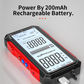 💥 50% rabatt! 📱 Digitalt multimeter med USB-lading – stor skjerm, automatisk områdevalg. Måler spenning, strøm, motstand og kontinuitet ⚡