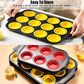 Zusammenklappbare Silikon-Muffin-Backform