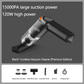 💥 50% Rabatt! 🚗 Kabelloser Handstaubsauger – 10000 Pa, 120 W, 400 g. 4000-mAh-Akku, 30 Min. Laufzeit. Waschbarer HEPA-Filter. Inkl. Bürste & Breitmauldüse. Weiß/Schwarz/Dunkelgrün ⚡