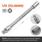 🎄50% Weihnachts-Rabatt | Nie wieder feststecken: 3-tlg. Flex-Verlängerungsset 1/4", 3/8" & 1/2" – Chrom-Vanadium, Kugelarretierung