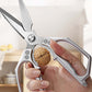 💥 50% rabatt! 🔪 Multifunksjonell kjøkkensaks i rustfritt stål – skarpe kniver, ergonomisk håndtak, flaskeåpner og nøtteknekker. 23,5×10 cm. 6 farger: sølv, gull, lilla, rosa, rød, svart 🌈