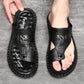 🌞Frühlingserwachen: 50% Rabatt!👣 Bequeme Leder-Herrensandalen mit Fußgewölbeunterstützung – Atmungsaktiv, rutschfest und auch in großen Größen