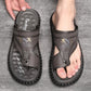 🌞Frühlingserwachen: 50% Rabatt!👣 Bequeme Leder-Herrensandalen mit Fußgewölbeunterstützung – Atmungsaktiv, rutschfest und auch in großen Größen
