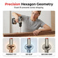 ❄️ Sommerfrische 50 % Rabatt! 🔩Professionelles magnetisches Sechskant-Bitset – S2-Stahl-Hex-Bits für Bohrmaschine, Schraubendreher & DIY-Arbeiten