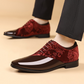🌞Frühlingserwachen: 50% Rabatt!🤵Luxuriöse Herren-Kontrastanzugschuhe – Hochglanz & Premium-Textur – Perfekt für Hochzeit & Gala – Ergonomischer Komfort – Der ultimative Statement-Schuh