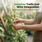 🌞Frühlingserwachen: 50% Rabatt!🌻100-teilige Schnellklett-Pflanzenclips – Unsichtbare Pflanzenstütze für Tomaten, Gurken & Kletterpflanzen – Belüftet & UV-beständig