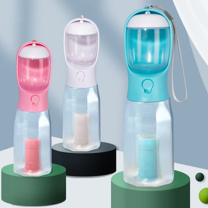 🌞Frühlingserwachen: 50% Rabatt!🐾 3-in-1 tragbare Trinkflasche für Hunde – Inklusive Futternapf & Kotbeutelspender – 100% auslaufsicher & BPA-frei