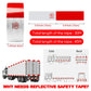🌞Frühlingserwachen: 50% Rabatt!🚛Reflektierendes Sicherheitsband Rot-Weiß – Höchste Sichtbarkeit – Für Lkw, Anhänger & Trailer – Wetterbeständig & UV-frei