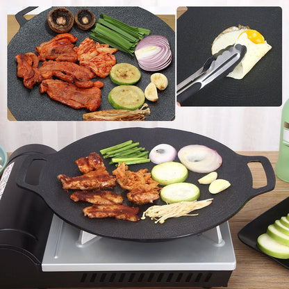 🌞Frühlingserwachen: 50% Rabatt!🍳Rauchfreie Koreanische Grillpfanne mit Antihaftbeschichtung – Multifunktionale BBQ & Backplatte für Innen und Außen