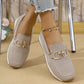 🌞Frühlingserwachen: 50% Rabatt!👟Atmungsaktive Damen-Loafers mit Metallschnalle – Leichte Schlupfschuhe mit bequemer Unterstützung