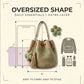 🌞Frühlingserwachen: 50% Rabatt!🌼Gehäkelte Damen Bucket Bag mit Blumenmuster – Leichte Boho-Schultertasche für Sommer und täglichen Gebrauch