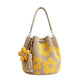 🌞Frühlingserwachen: 50% Rabatt!🌼Gehäkelte Damen Bucket Bag mit Blumenmuster – Leichte Boho-Schultertasche für Sommer und täglichen Gebrauch