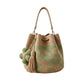 🌞Frühlingserwachen: 50% Rabatt!🌼Gehäkelte Damen Bucket Bag mit Blumenmuster – Leichte Boho-Schultertasche für Sommer und täglichen Gebrauch
