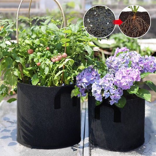 🌞Frühlingserwachen: 50% Rabatt!🌱Atmungsaktiver Stoff-Pflanzbeutel für Pflanzen – Geotextil-Wachstumsbeutel für Balkon, Terrasse und Gemüsegarten