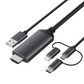 🌞Frühlingserwachen: 50% Rabatt!📱3-in-1 Telefon-zu-HDMI-Adapterkabel – 1080P Bildschirmspiegelung für TV, Monitor und Projektor