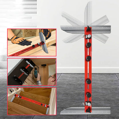 🌞Frühlingserwachen: 50% Rabatt!🔨 Verstellbare Aluminium-Trittstufenschablone
