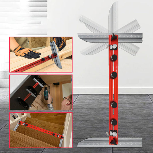🌞Frühlingserwachen: 50% Rabatt!🔨 Verstellbare Aluminium-Trittstufenschablone