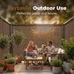 ❄️Sommerfrische 50 % Rabatt!☀️UV-beständiges Sonnensegel für Garten & Terrasse – Atmungsaktives Sonnenschutznetz mit verstärkten Rändern