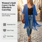 ❄️Sommerfrische 50 % Rabatt!💗Gehäkelter Damen-Cover-up mit Quasten – Luftige, offene Boho-Kimono-Weste für Strand, Urlaub und Sommer-Looks