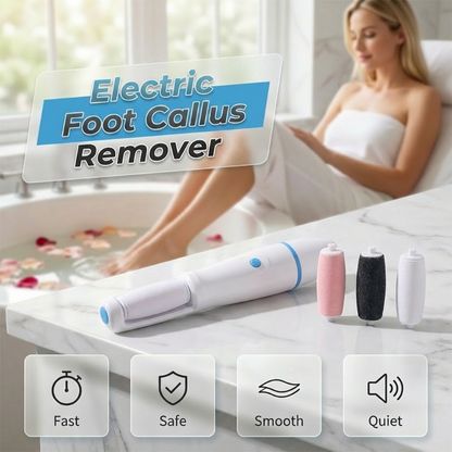 🌞Frühlingserwachen: 50% Rabatt!🦶Elektrischer Hühneraugenentferner für Füße – USB-aufladbare Fußfeile mit 3 Rolleraufsätzen für glatte Fersen