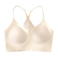 ❄️ Sommerfrische 50 % Rabatt! 🤍Nahtloser bügelloser Komfort-BH – Weicher Everyday-BH mit Spitzen-Racerback und natürlichem Halt