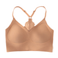 ❄️ Sommerfrische 50 % Rabatt! 🤍Nahtloser bügelloser Komfort-BH – Weicher Everyday-BH mit Spitzen-Racerback und natürlichem Halt