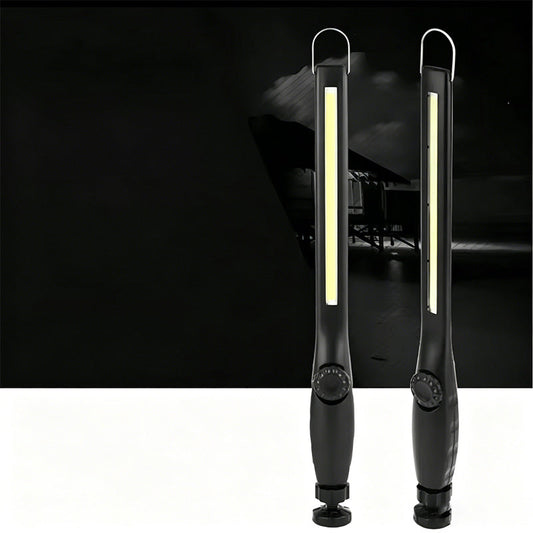 ❄️ Sommerfrische 50 % Rabatt!🔦Wiederaufladbare magnetische COB-Arbeitsleuchte – 360° drehbare, freihändige LED-Lampe für Auto, Garage & Camping