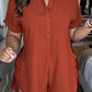 Women's Button Down Shirt with Matching Shorts