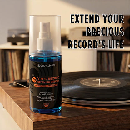 💥 50% Rabatt! 🎵 Antistatisches Vinyl-Reinigungsspray – 30/60/200 ml. Entfernt Staub & Fingerabdrücke. Alkoholfrei, schonend zu Rillen. Für knisterfreien Klang 🛡️