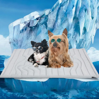 ❄️Sommerfrische 50 % Rabatt!🐶Premium-Kühlmatte für Hunde – Ungiftig, wasserdicht & maschinenwaschbar mit kühlendem Stoff