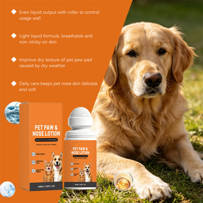 🐾 Schluss mit rauen, trockenen Pfoten! 💧 Intensiv pflegender Pfoten- & Nasenpflege-Roll-on – spendet Feuchtigkeit, zieht schnell ein & pflegt ohne fettige Abdrücke! 🐶✨ 50 ml