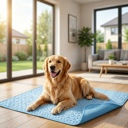 ❄️Sommerfrische 50 % Rabatt!💙Atmungsaktive Kühlmatte für Hunde und Katzen – Weiche Sommermatte mit 3-Schicht-Komfortdesign