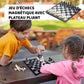 ❄️Sommerfrische 50 % Rabatt!♟️Magnetisches Premium-Schachset mit 32 gewichteten Figuren – klassisches Schachbrett für zu Hause, unterwegs & als Geschenk