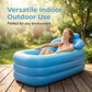 ❄️Sommerfrische 50 % Rabatt!🛁Aufblasbare Badewanne mit Dreischicht-Isolierung – Kompakte tragbare Spa-Badewanne für Badezimmer, Garten & Camping