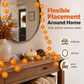 👻Halloween-spesialtilbud🎃🧡Kunstig ringblomst LED-lyslenke