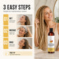 ❄️Sommerfrische 50 % Rabatt!🌿Tiefenreinigendes Locs-Shampoo mit Apfelessig – Rückstandsentferner für Locs, Dreadlocks & Ablagerungen