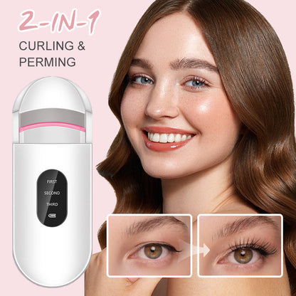 ❄️Sommerfrische 50 % Rabatt!✨Wiederaufladbarer beheizter Wimpernlocker – Elektrischer Wimpernlifter mit 3 Heizstufen für langanhaltend gelockte Wimpern