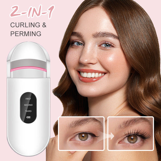 ❄️Sommerfrische 50 % Rabatt!✨Wiederaufladbarer beheizter Wimpernlocker – Elektrischer Wimpernlifter mit 3 Heizstufen für langanhaltend gelockte Wimpern