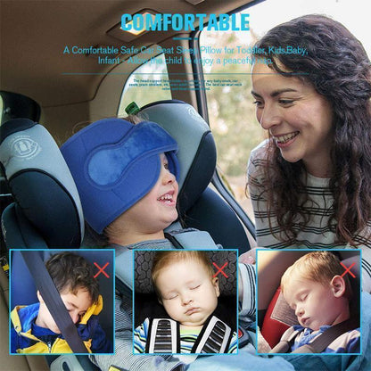 ❄️Sommerfrische 50 % Rabatt!💤Weiches Kopfstützenband für Kinder im Auto – Verstellbare Schlafstütze für Kindersitz, Kinderwagen & lange Fahrten