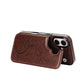 ❄️Sommerfrische 50 % Rabatt!📱Elegantes Blumen-Telefoncase mit Kartenfach – Wallet Case mit Kartenhalter und Standfunktion für iPhone 15/16/17-Serie