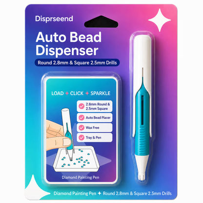 ❄️Sommerfrische 50 % Rabatt!💎Automatischer Diamond-Painting-Dispenser-Stift – Schnelleres Steine-Setzen ohne ständiges Wachs-Nachfüllen