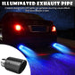 💥 50% Rabatt! 🔥 LED-Auspuffspitze für Autos – rote & blaue Beleuchtung, Feuereffekt. Carbon-Ummantelung, rostbeständig. Passt auf 1,5″–2,4″ Auspuffrohre. Inkl. Montageset 🚗