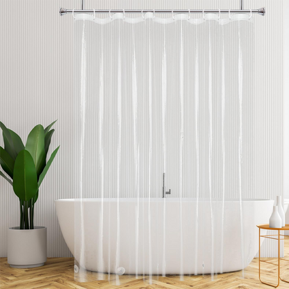 💥 50% rabatt! 🚿 Premium PEVA dusjforheng med 8G tung stabilitet – helt vanntett, giftfri og miljøvennlig. Rustfrie metalløyer, forsterket topplist. Flere størrelser og farger 🌈