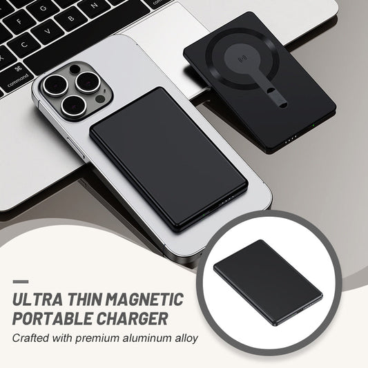 5000mAH Ultra Thin Magnetic Portable Charger